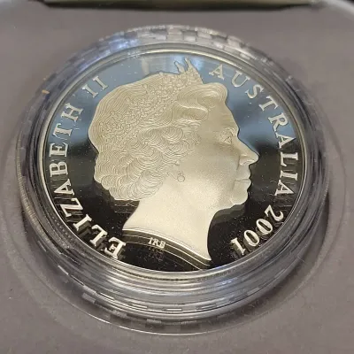 2001 Australia $1 Silver Roo