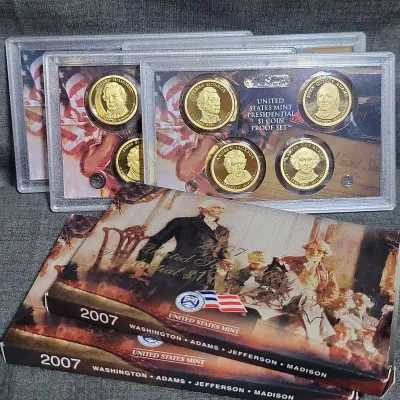 US Presidential $1 Coin Proof Sets