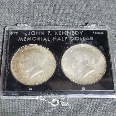 Set Of 1964 US Kennedy Half Dollars 