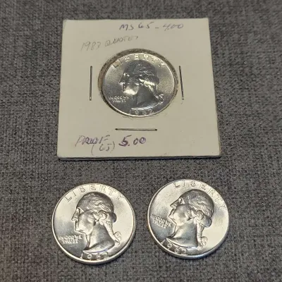 1962 US Quarters (3)