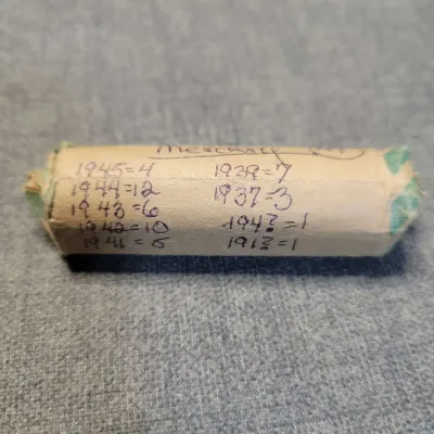 1930-1940s US Mercury Dimes 