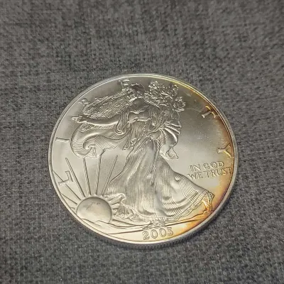 2003 US Walking Liberty Dollar Silver Coin