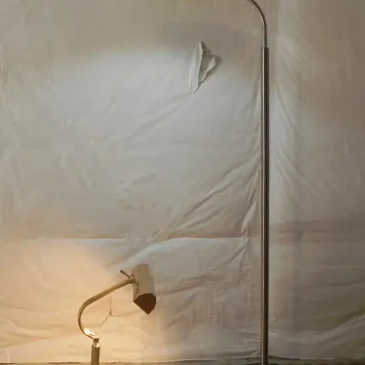 Daylight 24 Metal Floor Lamp and Brass Desk Lamp