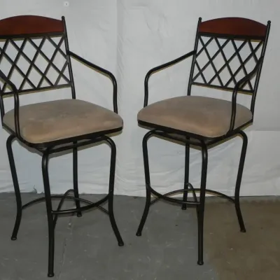 Metal Swivel Stools by Minson Corp