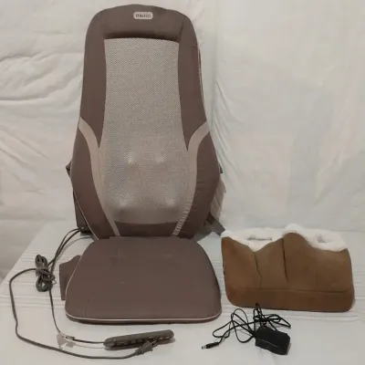 Homedics Massage Seat And Sharper Image Foot Massager 