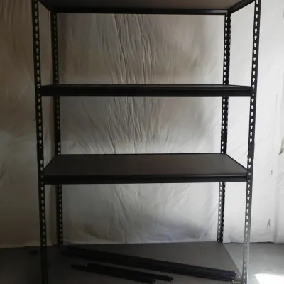 Metal and Particle Board Shelving