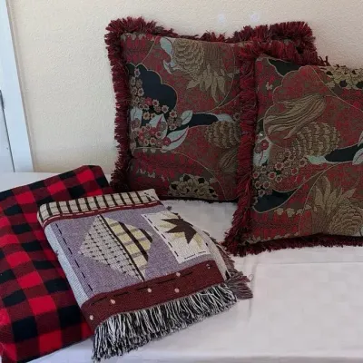 Throw Pillows And Blankets