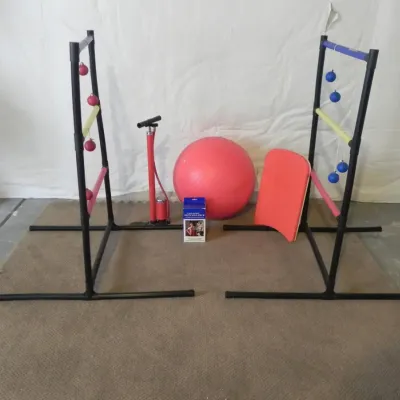 Outdoor Fun with Ladder Ball Game, Bicycle Pump plus Other