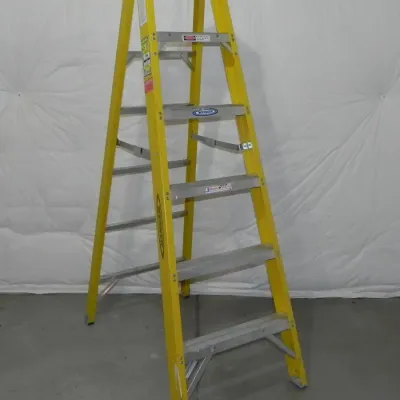 Warner Aluminum and Fiberglass 6 Foot Ladder