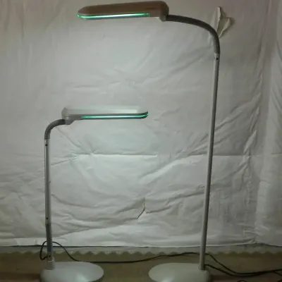 Ott-lite Worktable and Floor Model Lamps