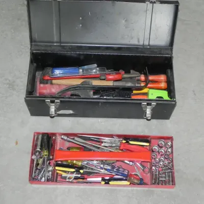 Tool Chest with Collection of Tools