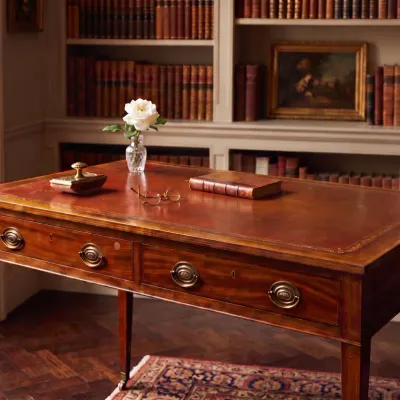 Sale Photo Thumbnail #196: LATE 18th c FINE ENGLISH GEORGIAN PARTNERS DESK