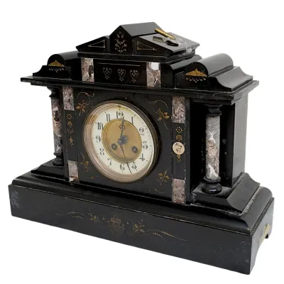 Sale Photo Thumbnail #149: RICHARD & CIE FRENCH MARBLE MANTLE CLOCK