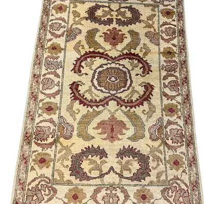 Sale Photo Thumbnail #295: VINTAGE TURKISH OUSHAK RUG 5 ft