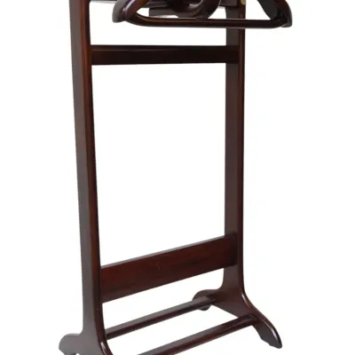 Sale Photo Thumbnail #249: 20th c MAHOGANY VALET STAND