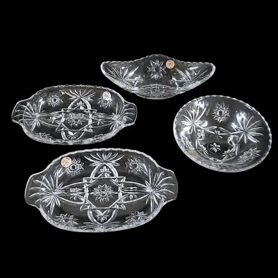 Sale Photo Thumbnail #340: 4 PIECES OF VINTAGE ANCHOR HOCKING GLASS