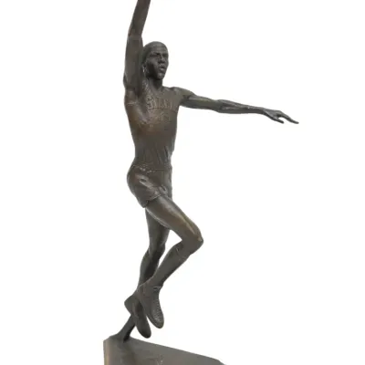 Sale Photo Thumbnail #275: LTD EDITION BRONZE "DR J" 1987 BY BARNEY BRIGHT