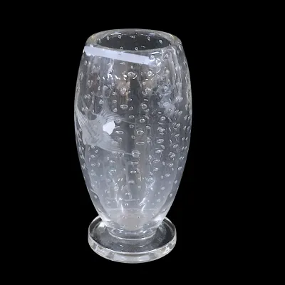 Sale Photo Thumbnail #128: GUNNAR "GRUNO" HAKANSSON CONTROLLED BUBBLE FISH VASE
