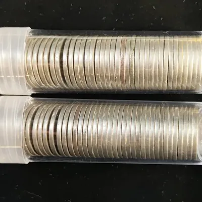 2 Rolls of US Buffalo Nickels Minted from 1913-1938, 80 Total