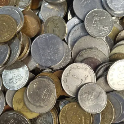 Over 5lbs of Old Foreign Coins