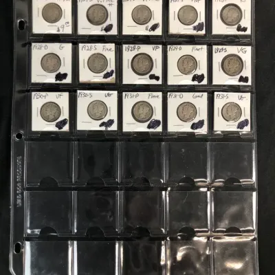 Key & Better Date Silver Mercury Dimes, 15 Total 