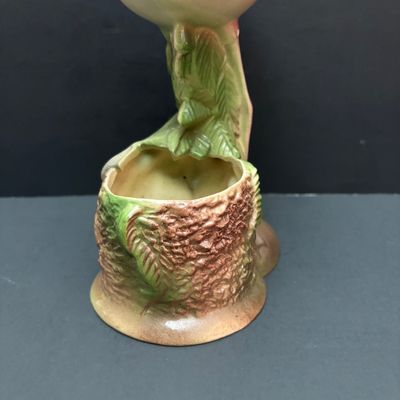 LOT 110: Vintage California Pottery Flamingo Planter/Vase