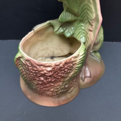 LOT 110: Vintage California Pottery Flamingo Planter/Vase