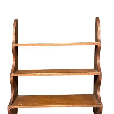 VINTAGE PRIMITIVE PINE WALL SHELF