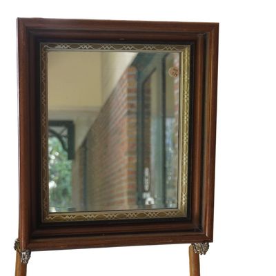 ANTIQUE SHADOW BOX FRAME MIRROR