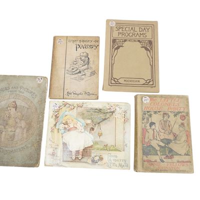 5 ANTIQUE CHILDRENS BOOKS