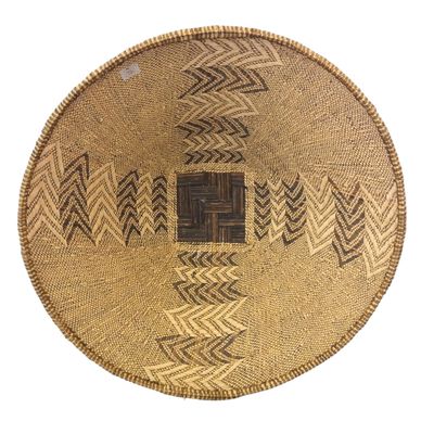 LARGE TONGA BINGA HANDWOVEN BASKET ZIMBABWE