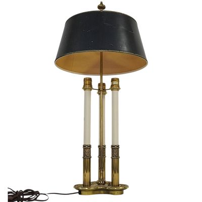 VINTAGE BRASS STIFFEL BRASS BOUILLOTTE LAMP