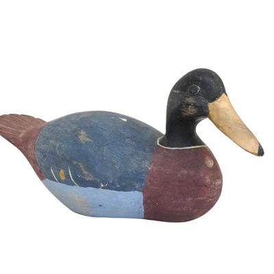 VINTAGE PAINTED DUCK DECOY