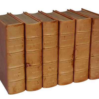 THE WORKS OF THOMAS JEFFERSON 1904 THE CONNOISSEURS FEDERAL EDITIONS, 6 VOLUMES
