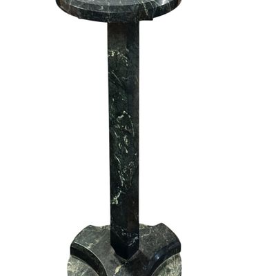 ART DECO ITALIAN VERDE MARBLE PEDESTAL