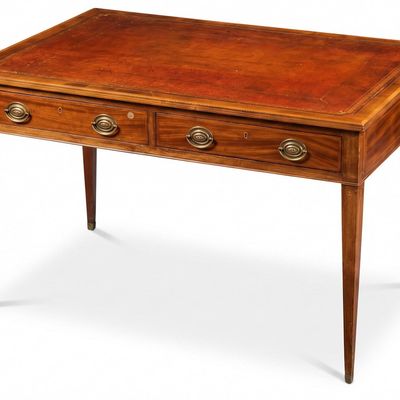 LATE 18th c FINE ENGLISH GEORGIAN PARTNERS DESK