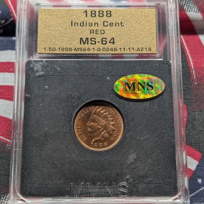 Sale Photo Thumbnail #103: 1888 Indian Head Cent MNS Red MS64