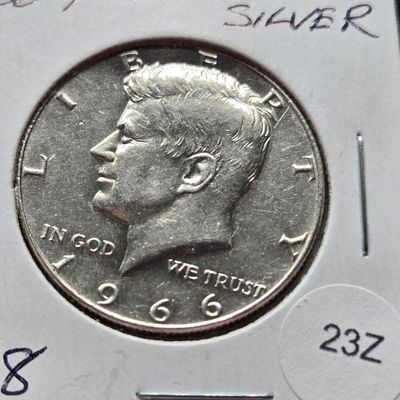 Sale Photo Thumbnail #161: 1966-P 40% "Silver" Kennedy Half Dollar