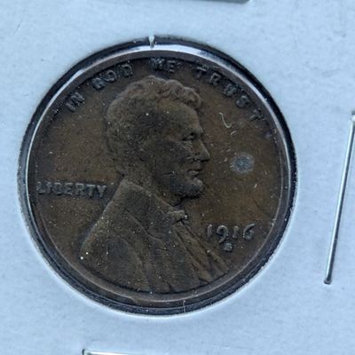 Sale Photo Thumbnail #342: 1916-S Lincoln Wheat Cent - Better Date