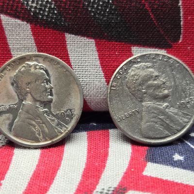 1943-D & 1943-S Lincoln Steel Cents