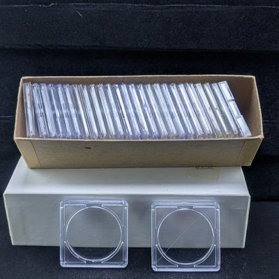 Sale Photo Thumbnail #414: (27) *EMPTY* 2x2 Whitman Plastic Dollar Holders In Box - No Coins!!