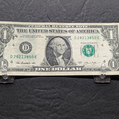 Sale Photo Thumbnail #141: 2013 Series US One Dollar Federal Reserve Note - Issued in Ohio