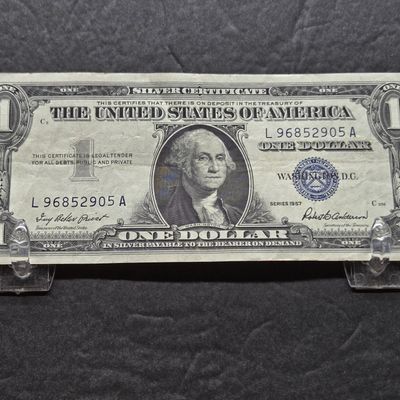 Sale Photo Thumbnail #133: CU 1957 Series "$1 "Silver" Certificate