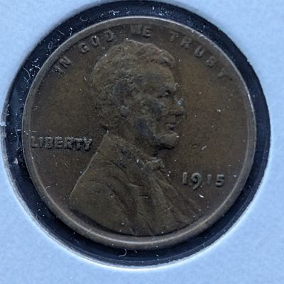 Sale Photo Thumbnail #245: 1915-P Nice AU Lincoln Wheat Cent.