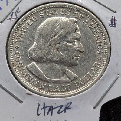 1893 Columbian Exposition Commemorative 90% Silver Half Dollar