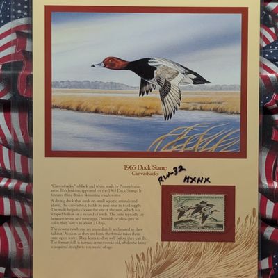 Sale Photo Thumbnail #429: 1965 Dept. Of The Interior Duck Stamp, RW-32, Signed