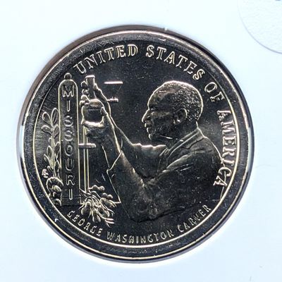 Sale Photo Thumbnail #216: 2024-D Uncirculated Innovation Dollar with George Washington Carver Reverse, Missouri (MO)