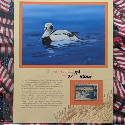 Sale Photo Thumbnail #431: 1967 Dept. Of The Interior Duck Stamp, RW-34, Signed