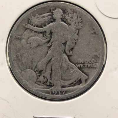 Sale Photo Thumbnail #165: 1917-P Walking Liberty 90% Silver Half Dollar