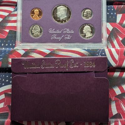 Sale Photo Thumbnail #122: 1984-S U.S. Proof Set In OGP